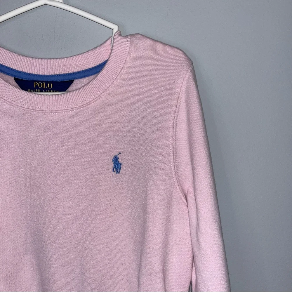 Polo Ralph Lauren Pink Sweatshirt Dress Youth Medium